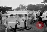 Standbild Präsident Dwight D Eisenhower spielt Golf Pebble Beach California USA, 1955, aus Sekunde 11 historischem Filmmaterial Videoclip 65675073187