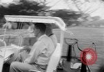 Standbild Präsident Dwight D Eisenhower spielt Golf Pebble Beach California USA, 1955, aus Sekunde 15 historischem Filmmaterial Videoclip 65675073187