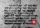 Image Début de la planification des rues et des monuments de Washington DC Washington DC USA, 1949, de la seconde 58 séquences d'archives historiques vidéo 65675073215