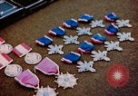 Image of decorations on table European Theater, 1945, second 4 stock footage video 65675073244