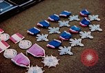 Image of decorations on table European Theater, 1945, second 9 stock footage video 65675073244