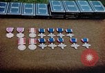 Image of decorations on table European Theater, 1945, second 11 stock footage video 65675073244
