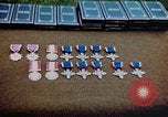 Image of decorations on table European Theater, 1945, second 15 stock footage video 65675073244