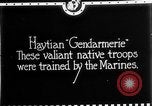 Image of Haitian Gendarmerie Haiti West Indies, 1924, second 4 stock footage video 65675073266