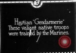 Image of Haitian Gendarmerie Haiti West Indies, 1924, second 6 stock footage video 65675073266