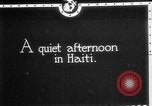 Image of gamecock fight Haiti West Indies, 1924, second 1 stock footage video 65675073268