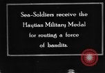 Image of United States Marines receive Haitian military medals Port-au-Prince Haiti West Indies, 1920, second 6 stock footage video 65675073271
