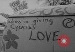 Image of hippies at a Detroit love-in Detroit Michigan USA, 1967, second 28 stock footage video 65675073277