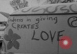 Image of hippies at a Detroit love-in Detroit Michigan USA, 1967, second 29 stock footage video 65675073277