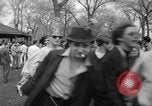 Image of hippies at a Detroit love-in Detroit Michigan USA, 1967, second 31 stock footage video 65675073277