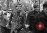 Image of hippies at a Detroit love-in Detroit Michigan USA, 1967, second 34 stock footage video 65675073277