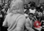 Image of hippies at a Detroit love-in Detroit Michigan USA, 1967, second 36 stock footage video 65675073277