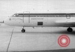 Standbild strahlturbine Passagierflugzeuge Bremen Deutschland, 1967, aus Sekunde 29 historischem Filmmaterial Videoclip 65675073286