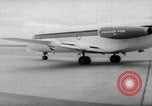 Standbild strahlturbine Passagierflugzeuge Bremen Deutschland, 1967, aus Sekunde 33 historischem Filmmaterial Videoclip 65675073286