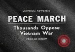Image of Anti Vietnam War march New York City USA, 1967, second 4 stock footage video 65675073293