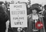 Image of Anti Vietnam War march New York City USA, 1967, second 28 stock footage video 65675073293
