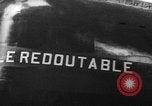Standbild Le Redoubtable Cherbourg Normandie Frankreich, 1967, aus Sekunde 9 historischem Filmmaterial Videoclip 65675073305