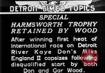 Image course de vedettes Detroit Michigan USA, 1931, de la seconde 5 séquences d'archives historiques vidéo 65675073336
