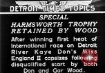 Image course de vedettes Detroit Michigan USA, 1931, de la seconde 7 séquences d'archives historiques vidéo 65675073336