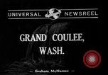 Image of Grand Coulee Dam Washington DC USA, 1940, second 4 stock footage video 65675073338