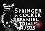 Immagine di Cocker épagneuls Verbank New York USA, 1935, secondo 5 filmato di repertorio 65675073362