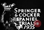 Immagine di Cocker épagneuls Verbank New York USA, 1935, secondo 11 filmato di repertorio 65675073362