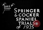 Immagine di Cocker épagneuls Verbank New York USA, 1935, secondo 13 filmato di repertorio 65675073362