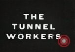 Image of tunnel workers New York United States USA, 1905, second 19 stock footage video 65675073369