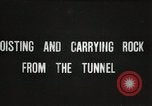 Image of railroad tunnel workers New York City USA, 1903, second 4 stock footage video 65675073370