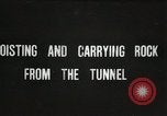 Image of railroad tunnel workers New York City USA, 1903, second 5 stock footage video 65675073370