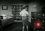 Image of woman worker arguing with boss United States USA, 1965, second 45 stock footage video 65675073400