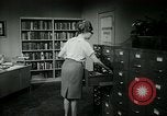 Image of woman worker arguing with boss United States USA, 1965, second 48 stock footage video 65675073400