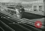 Image of 1940s passenger railroad train operations and personnel United States USA, 1948, second 8 stock footage video 65675073411