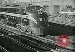 Image of 1940s passenger railroad train operations and personnel United States USA, 1948, second 14 stock footage video 65675073411
