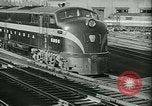 Image of 1940s passenger railroad train operations and personnel United States USA, 1948, second 15 stock footage video 65675073411