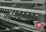Image of 1940s passenger railroad train operations and personnel United States USA, 1948, second 18 stock footage video 65675073411