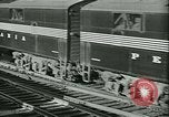 Image of 1940s passenger railroad train operations and personnel United States USA, 1948, second 20 stock footage video 65675073411