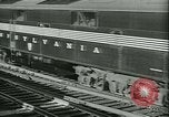 Image of 1940s passenger railroad train operations and personnel United States USA, 1948, second 21 stock footage video 65675073411