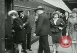 Image of 1940s passenger railroad train operations and personnel United States USA, 1948, second 32 stock footage video 65675073411