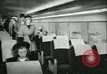 Image of 1940s passenger railroad train operations and personnel United States USA, 1948, second 34 stock footage video 65675073411