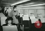 Image of 1940s passenger railroad train operations and personnel United States USA, 1948, second 35 stock footage video 65675073411