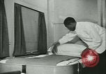Image of 1940s passenger railroad train operations and personnel United States USA, 1948, second 48 stock footage video 65675073411