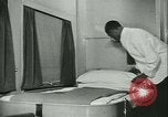 Image of 1940s passenger railroad train operations and personnel United States USA, 1948, second 49 stock footage video 65675073411