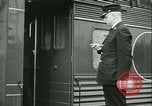 Image of 1940s passenger railroad train operations and personnel United States USA, 1948, second 55 stock footage video 65675073411