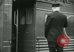 Image of 1940s passenger railroad train operations and personnel United States USA, 1948, second 56 stock footage video 65675073411