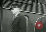 Image of 1940s passenger railroad train operations and personnel United States USA, 1948, second 59 stock footage video 65675073411