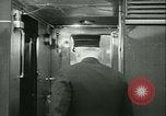 Image of 1940s passenger railroad train operations and personnel United States USA, 1948, second 60 stock footage video 65675073411