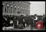 Image of Newly arriving immigrants to America  Ellis Island New York USA, 1906, second 26 stock footage video 65675073417