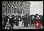 Image of Newly arriving immigrants to America  Ellis Island New York USA, 1906, second 46 stock footage video 65675073417