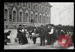Image of Newly arriving immigrants to America  Ellis Island New York USA, 1906, second 50 stock footage video 65675073417